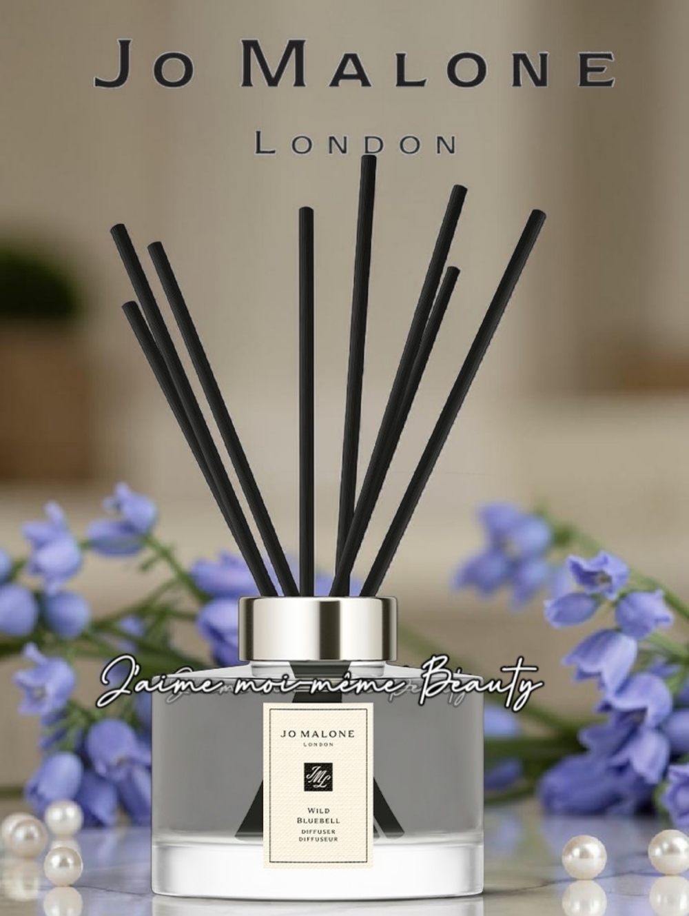 Jo Malone Wild Bluebell Reed Diffuser — New Full Size - Luxury Home Fragrance